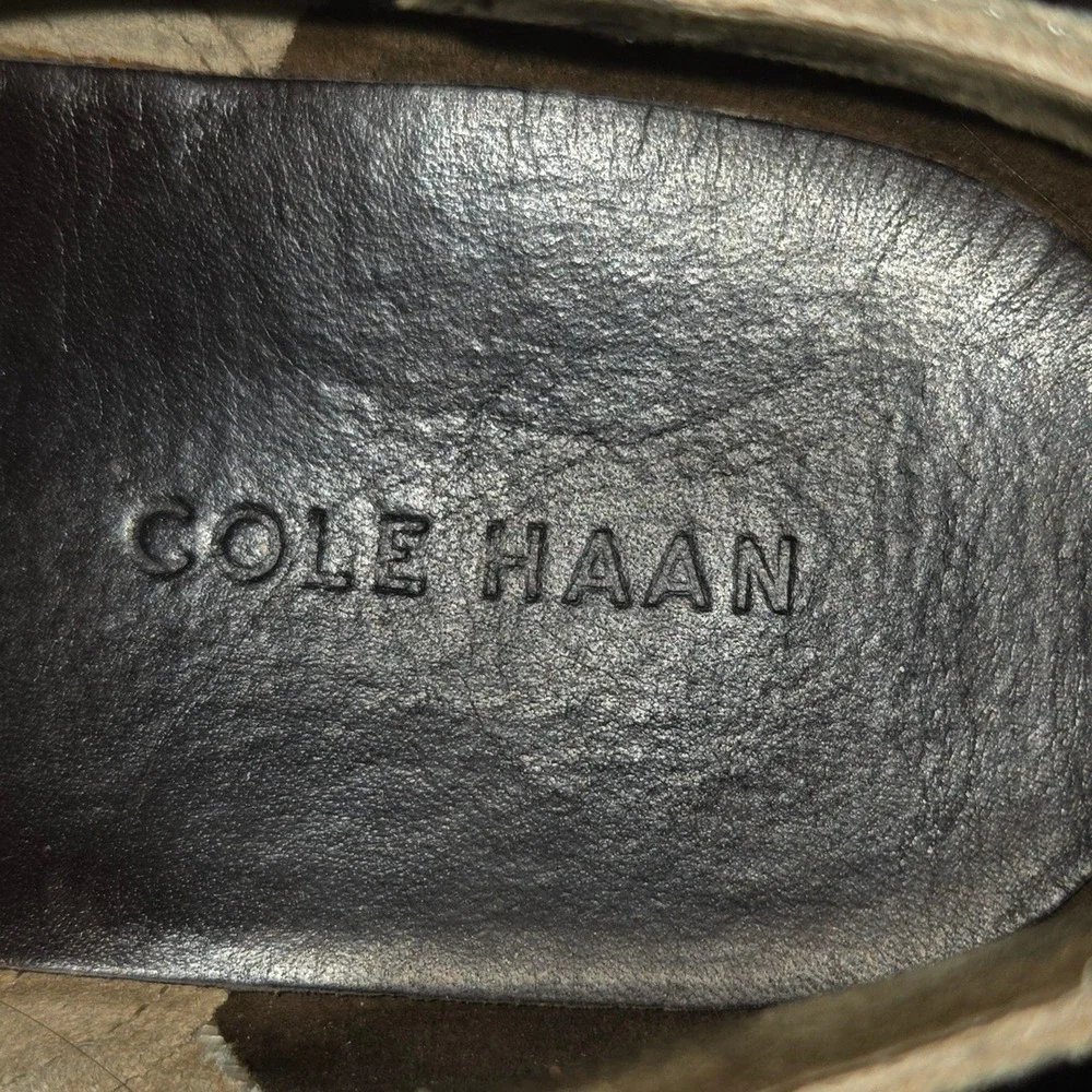 Sz 11 M Mens Cole Haan Lunargrand Tan Suede Wingtip Oxford Shoes C10228